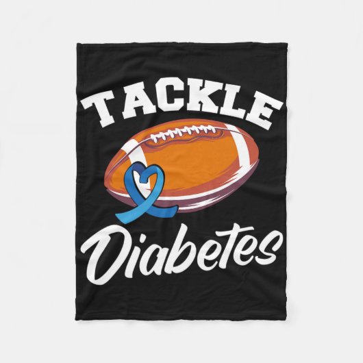 Bekämpfung von Diabetes T1d Fleecedecke (Vorderseite)