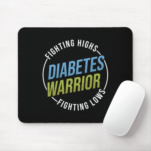Bekämpfung von Diabetes Typ 1 Mousepad (Mit Mouse)