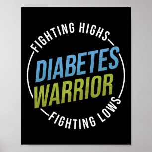 Bekämpfung von Diabetes Typ 1 Poster