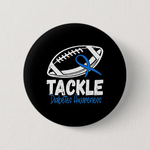 Bekämpfung von Diabetikern Blauer Diabetes Typ 1 A Button