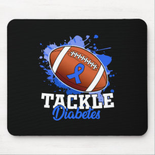 Bekämpfung von Diabetikern Blauer Diabetes Typ 1 A Mousepad
