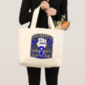Bekämpfung von Doppelkrebs Jumbo Stoffbeutel (Vorderseite (Produkt))