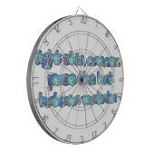 Bekämpfung von Hautkrebs, Übergabe des Hutes, Haku Dartscheibe (Vorderseite Links)