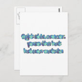 Bekämpfung von Hautkrebs, Übergabe des Hutes, Haku Postkarte (Vorne/Hinten)