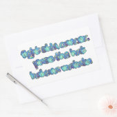 Bekämpfung von Hautkrebs, Übergabe des Hutes, Haku Rechteckiger Aufkleber (Umschlag)