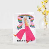 Bekämpfung von Krebs/Krebsüberleben Original-zeich Karte (Gelbe Blume)