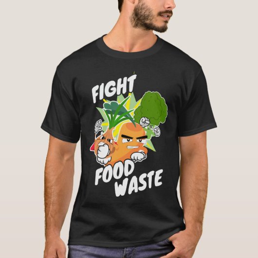 Bekämpfung von Lebensmittelabfällen T-Shirt (Vorderseite)