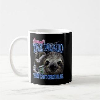 Bekämpfung von Steuerbetrug Retro Bootleg Rap Slot Kaffeetasse