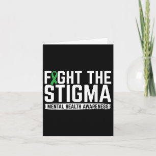 Bekämpfung von Stigma Mental Health Awareness Ment Karte