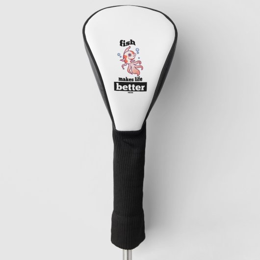 Bekämpfung von Süßwasserfischen Golf Headcover (Vorderseite)