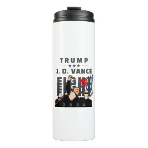 BEKÄMPFUNG VON TRUMP VANCE 2024 THERMOSBECHER