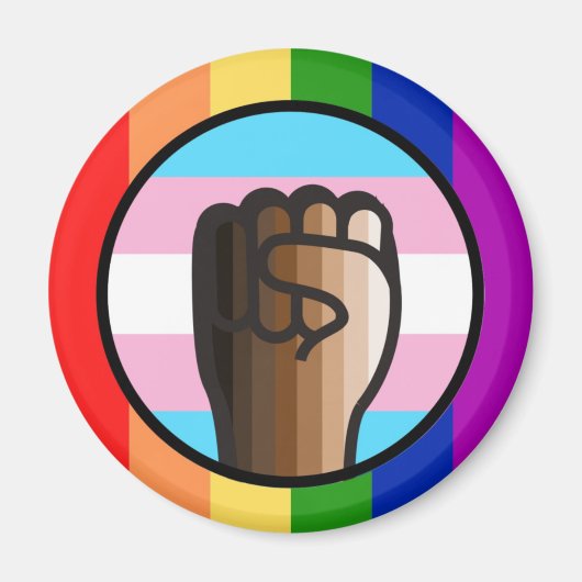 Bekämpfung von Ungerechtigkeit und Gleichheit Magnet (Vorne)