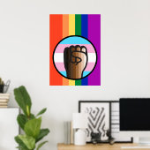 Bekämpfung von Ungerechtigkeit und Gleichheit Poster (Heimbüro)