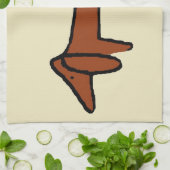 Bekannte Abstrakte Dackel Geschirrtuch (Gefaltet)