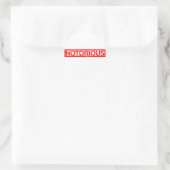 Bekannte Briefmarke Runder Aufkleber (Tasche)
