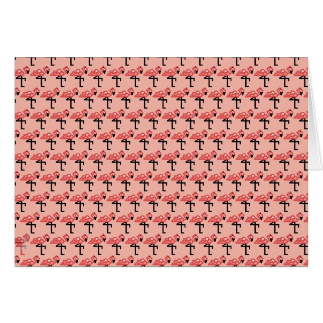 Bekannte Flamingos (Vorderseite (Horizontal))