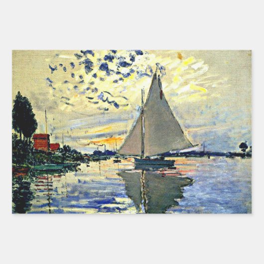 Bekannte Gemälde von Claude Monet Geschenkpapier Set (Vorderseite 3)