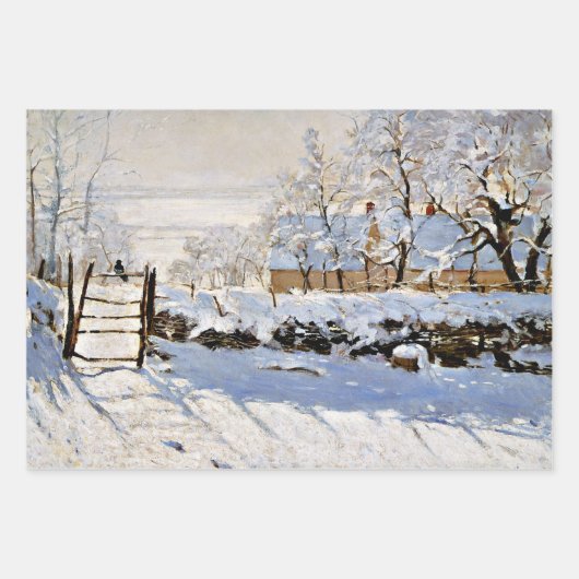 Bekannte Gemälde von Claude Monet Geschenkpapier Set (Vorderseite)