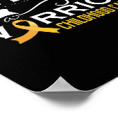 Bekannte Krebserkrankungen im Kindesalter Schweste Poster (Ecke)