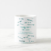 Bekannte Menschen mit ADHD Kaffeetasse (Mittel)