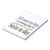 Bekannte Quotes-Redewendungen Notizblock (Rotiert)