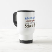 Bekannte Quotes-Redewendungen Reisebecher (Vorderseite Links)