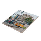 Bekannte Straßenbahn 2 in Budapest, Ungarn Fliese (Seite)