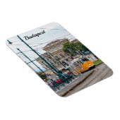 Bekannte Straßenbahn 2 in Budapest, Ungarn Magnet (Rechte Seite)