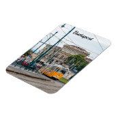 Bekannte Straßenbahn 2 in Budapest, Ungarn Magnet (Linke Seite)
