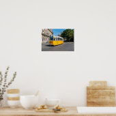 Bekannte Straßenbahn 2 in Budapest, Ungarn Poster (Küche)