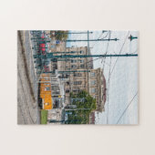 Bekannte Straßenbahn 2 in Budapest, Ungarn Puzzle (Horizontal)