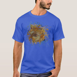 Bekannte Vintage Art Sunflowers Van Gogh Stylish D T-Shirt
