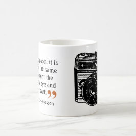 Bekannter Fotograf Zitat 2 Vintage Kamerabild Kaffeetasse