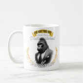 Bekannter Gentleman: Gorilla Edition Kaffeetasse (Links)