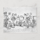 Bekannter Kampf zwischen R.Humphreys und D. Postkarte (Vorderseite)