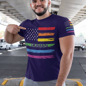 🌈 BEKANNTER PRIDE FLAG HUMAN Design 🏳️ 🌈 T-Shirt