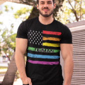 🌈 BEKANNTER PRIDE FLAG HUMAN Design 🏳️ 🌈 T-Shirt