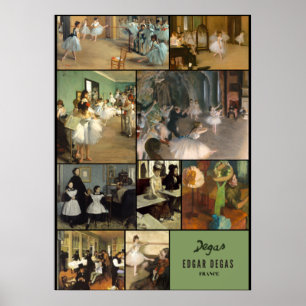 Bekannterer Impressionismus von Edgar Degas Poster