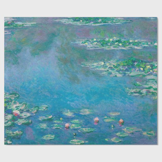 Bekanntes Claude Monet Malpapier Geschenkpapier (Flach)