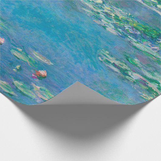 Bekanntes Claude Monet Malpapier Geschenkpapier (Ecke)