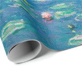 Bekanntes Claude Monet Malpapier Geschenkpapier (Rolleneckpunkt)