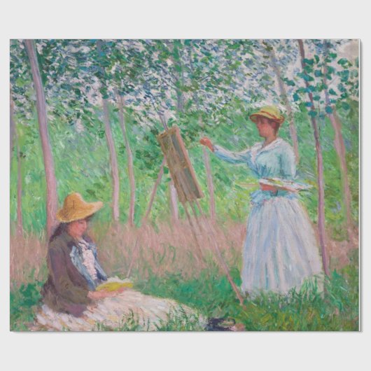 Bekanntes Claude Monet Malpapier Geschenkpapier (Flach)