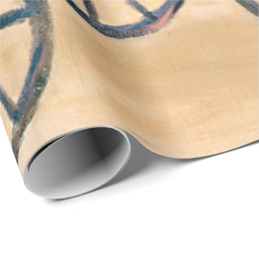 Bekanntes Claude Monet Malpapier Geschenkpapier (Rolleneckpunkt)