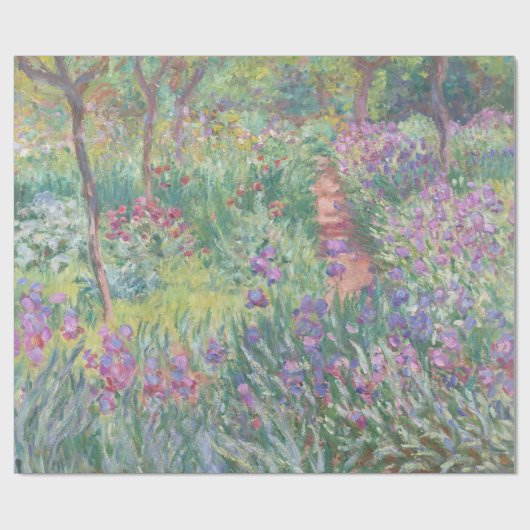 Bekanntes Claude Monet Malpapier Geschenkpapier (Flach)