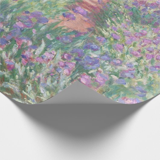 Bekanntes Claude Monet Malpapier Geschenkpapier (Ecke)