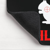Bekanntes Eichhörnchen Killer Funny Jagd Mousepad (Ecke)