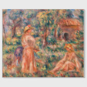 Bekanntes van Gogh Gemälde Wrapping Paper Geschenkpapier (Flach)