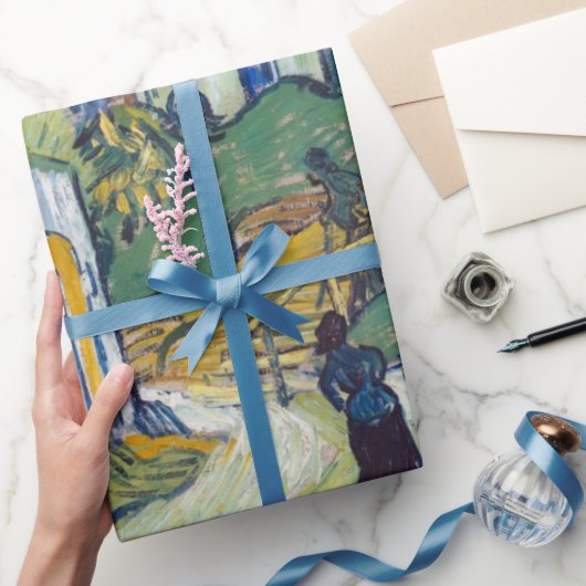 Bekanntes van Gogh Gemälde Wrapping Paper Geschenkpapier (Schenken)