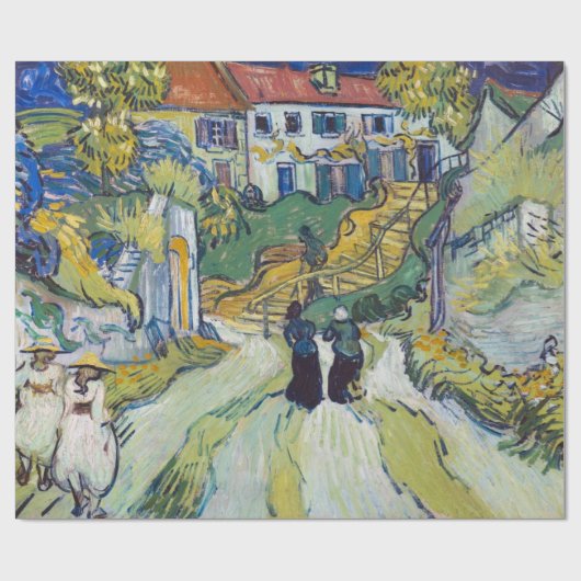 Bekanntes van Gogh Gemälde Wrapping Paper Geschenkpapier (Flach)