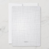 Bekanntgabe der Adoption mit Foto Einladung (Rückseite)